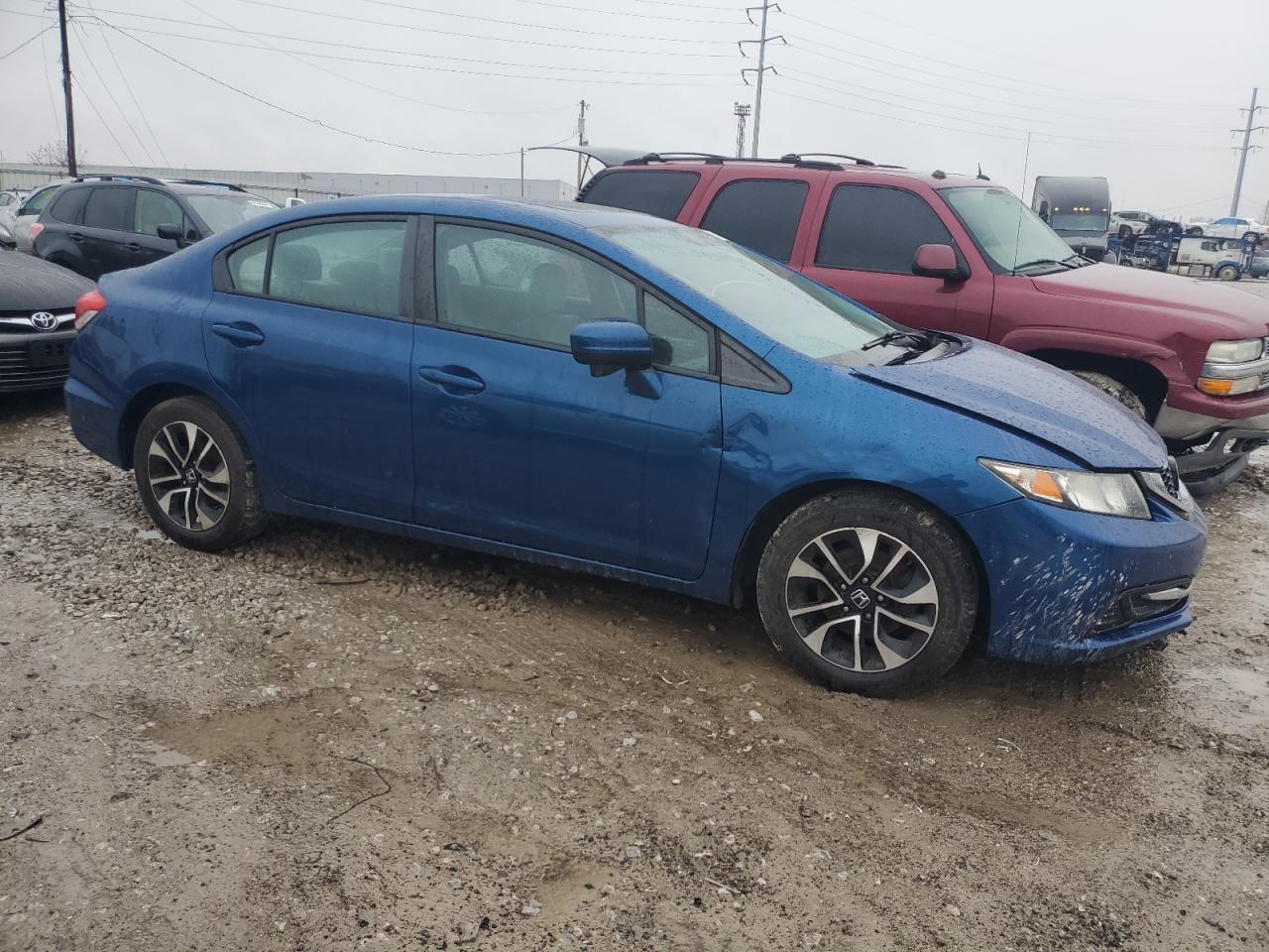 Lot #3030412458 2014 HONDA CIVIC EX