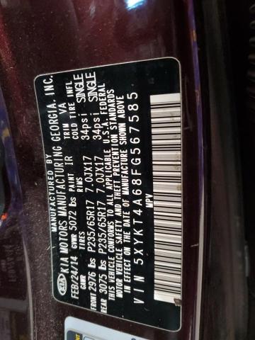 2015 KIA SORENTO LX - 5XYKT4A68FG567585
