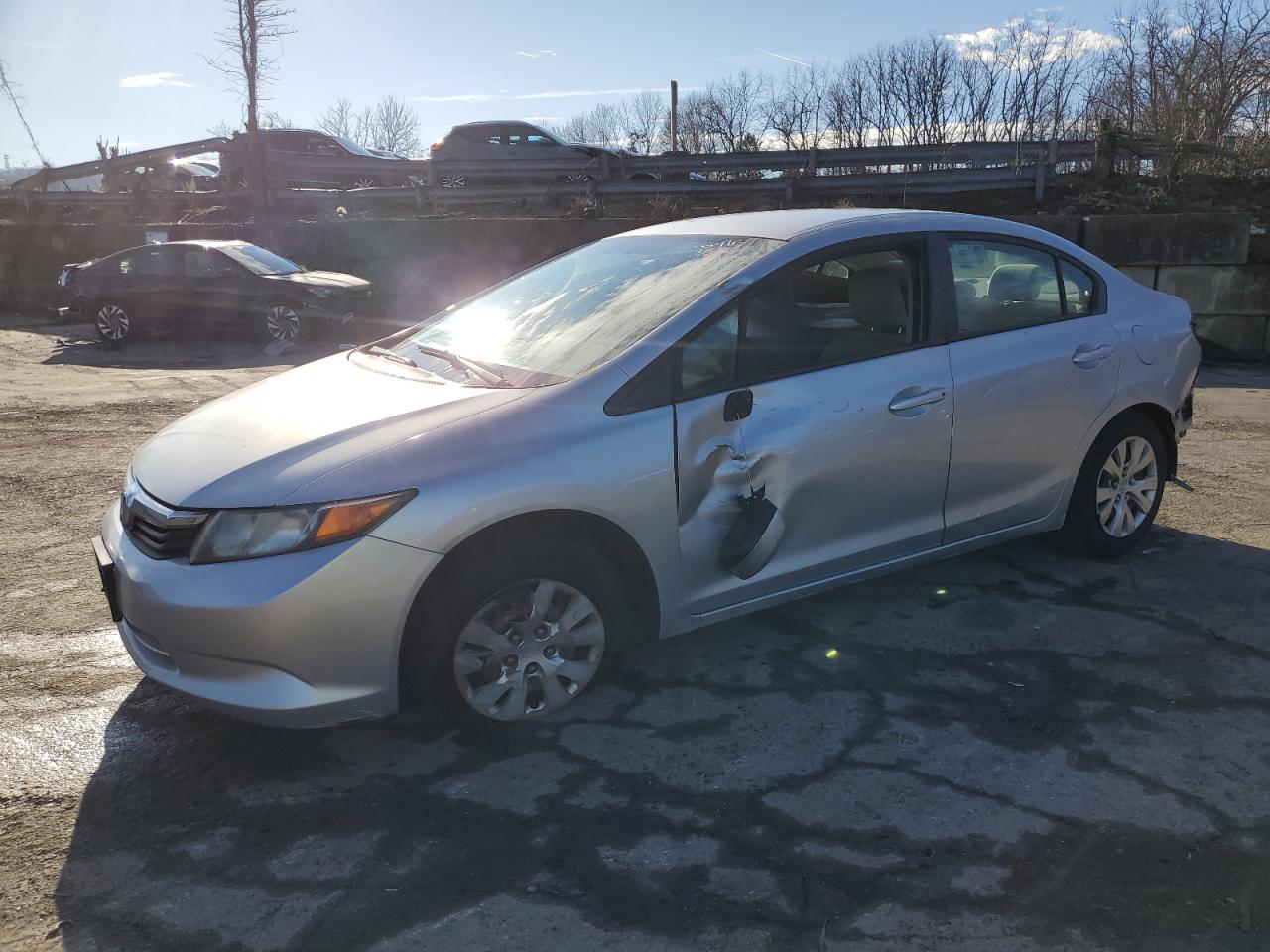 Lot #3045788654 2012 HONDA CIVIC LX