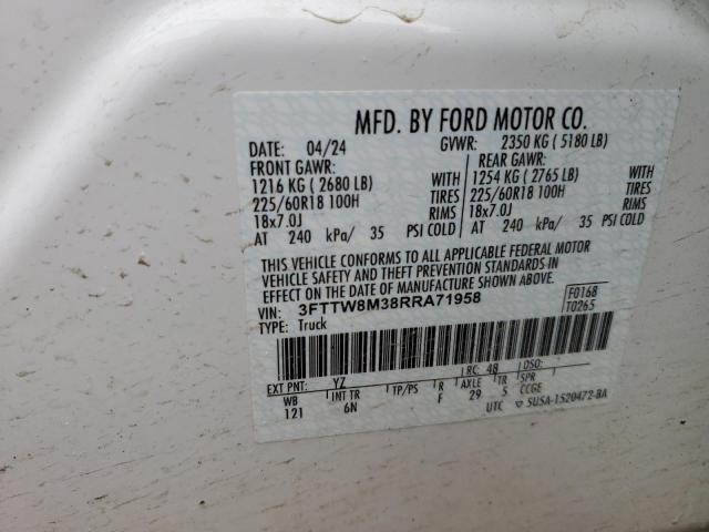 2024 FORD MAVERICK L 3FTTW8M38RRA71958