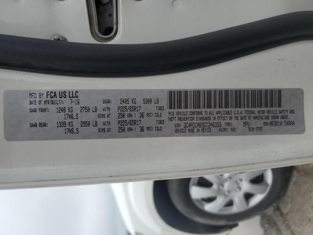 2016 DODGE JOURNEY SE - 3C4PDCAB3GT246333