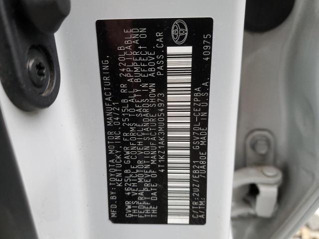 2021 TOYOTA CAMRY TRD - 4T1KZ1AK3MU054973