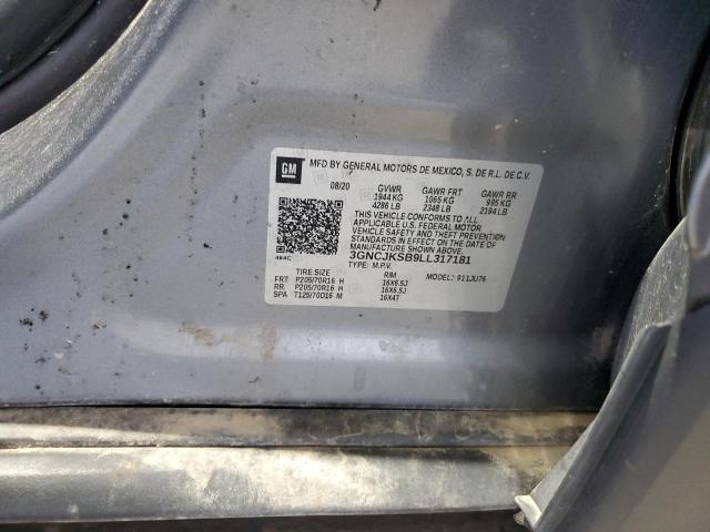 2020 CHEVROLET TRAX LS - 3GNCJKSB9LL317181