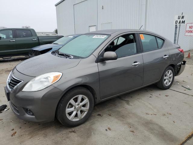 NISSAN VERSA S 2012 gray  gas 3N1CN7AP5CL814979 photo #1