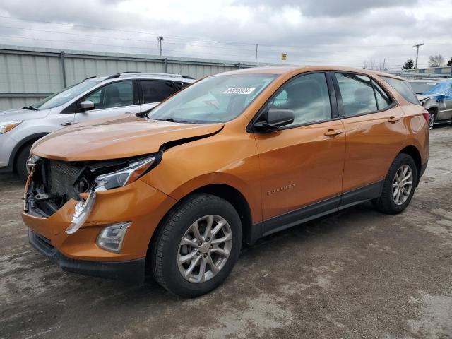 CHEVROLET EQUINOX LS 2018 orange  gas 2GNAXREV0J6344615 photo #1