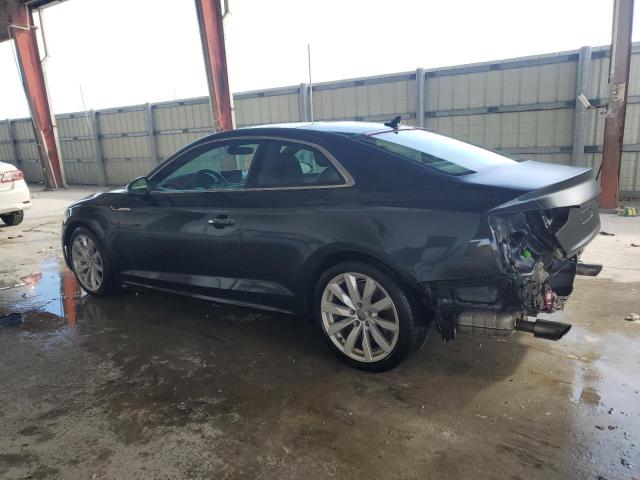 AUDI A5 PREMIUM 2018 blue  gas WAUNNAF53JA007890 photo #3