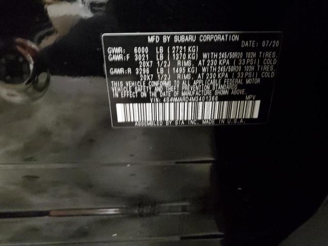 2021 SUBARU ASCENT TOU 4S4WMARD4M3401366