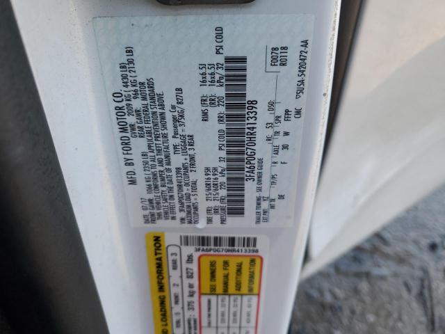 2017 FORD FUSION S - 3FA6P0G70HR413398