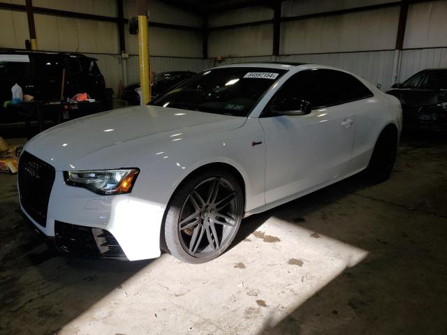 AUDI S5 2017 white  gas WAUC4AFR1HA000525 photo #1