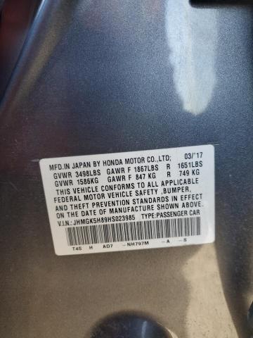 2017 HONDA FIT EX - JHMGK5H89HS023985