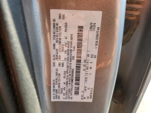 2021 FORD F250 SUPER - 1FT7W2BT2MED95002