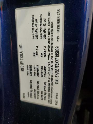 2019 TESLA MODEL 3 - 5YJ3E1EBXKF195009