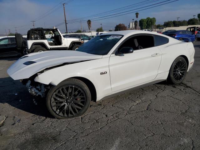 FORD MUSTANG GT 2018 white  gas 1FA6P8CF9J5108759 photo #1
