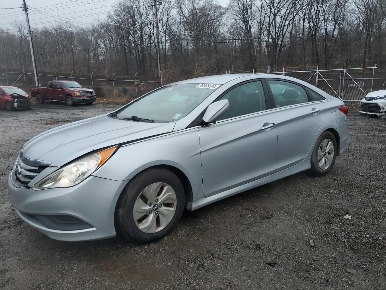 Lot #3028648281 2014 HYUNDAI SONATA GLS