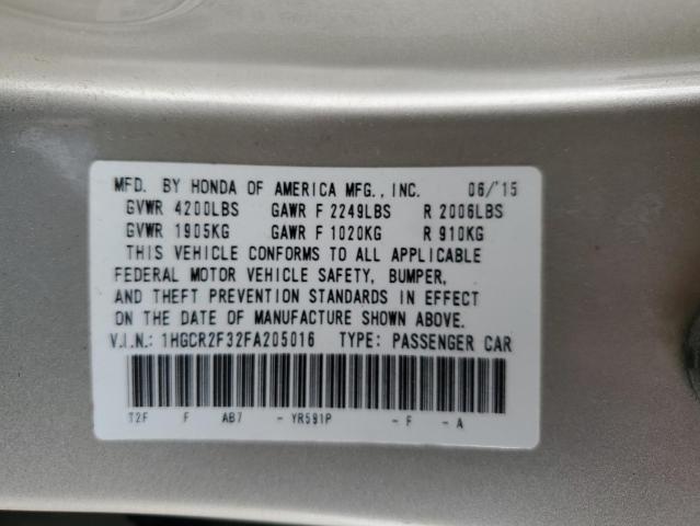 2015 HONDA ACCORD LX - 1HGCR2F32FA205016