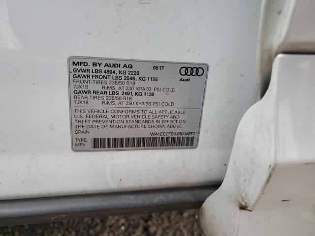 2018 AUDI Q3 PREMIUM - WA1ECCFS3JR004557