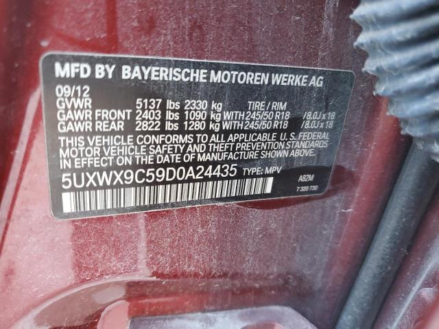 VIN 5UXWX9C59D0A24435 2013 BMW X3 no.13