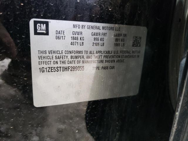 2017 CHEVROLET MALIBU LT - 1G1ZE5ST0HF289055