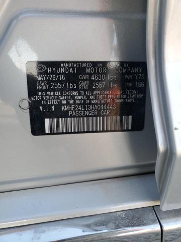 2017 HYUNDAI SONATA HYB - KMHE24L13HA044443