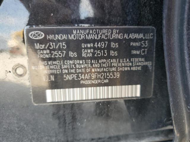 VIN 5NPE34AF9FH215539 2015 HYUNDAI SONATA no.12