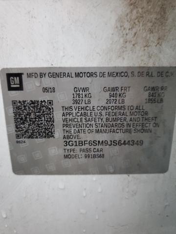 2018 CHEVROLET CRUZE PREM - 3G1BF6SM9JS644349