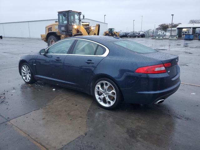 JAGUAR XF PREMIUM 2010 blue  gas SAJWA0GB1ALR64445 photo #3