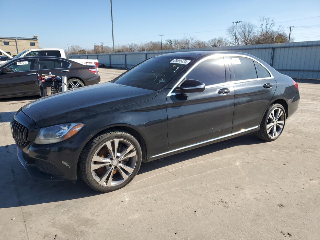 Lot #3037060734 2015 MERCEDES-BENZ C 300 4MAT