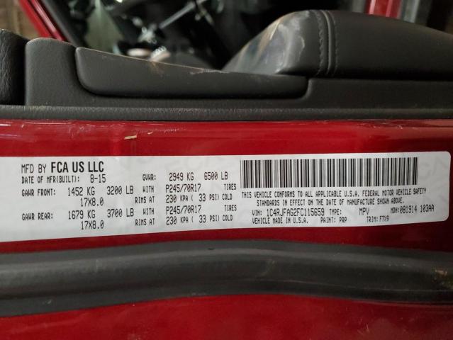 2015 JEEP GRAND CHER - 1C4RJFAG2FC115659