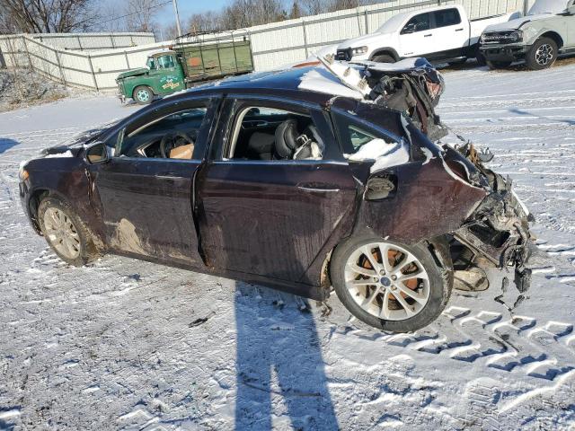 FORD FUSION SEL 2019 brown  hybrid engine 3FA6P0MU3KR147683 photo #3