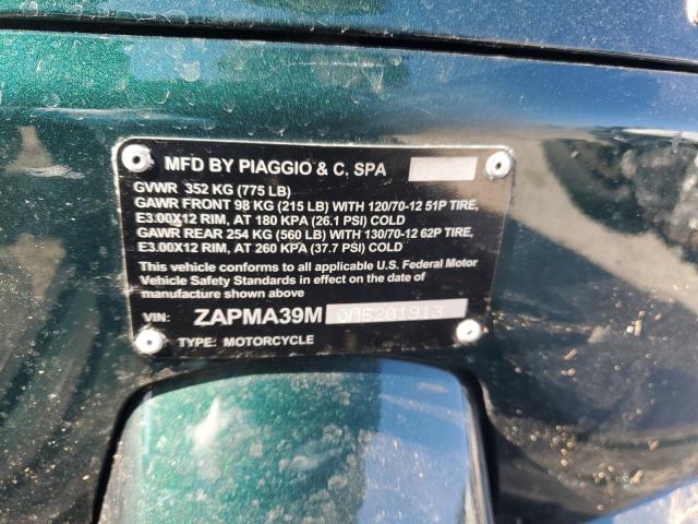 2021 VESPA GTS 300 ZAPMA39M0M5201913