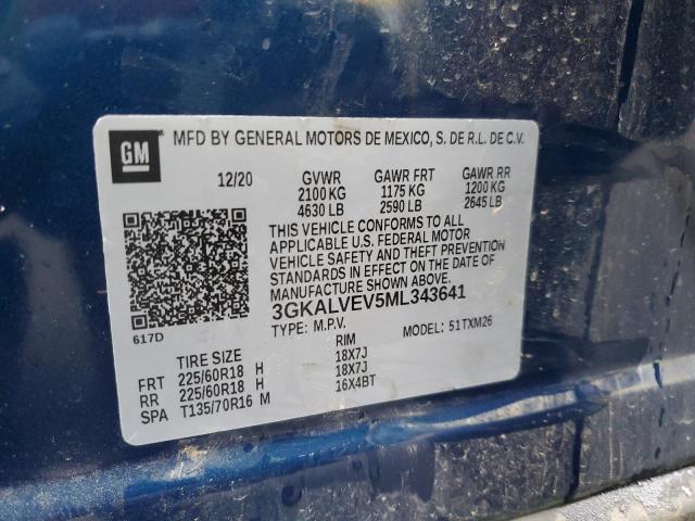 2021 GMC TERRAIN SL - 3GKALVEV5ML343641