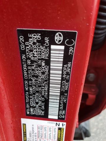 2020 TOYOTA C-HR XLE - JTNKHMBX7L1078482