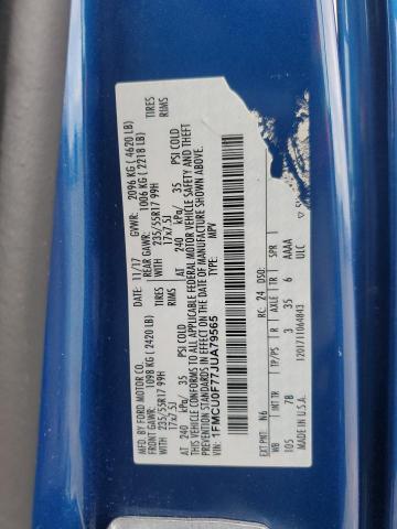 2018 FORD ESCAPE S - 1FMCU0F77JUA79565