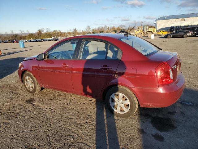 HYUNDAI ACCENT GLS 2008 maroon  gas KMHCN46C58U276181 photo #3