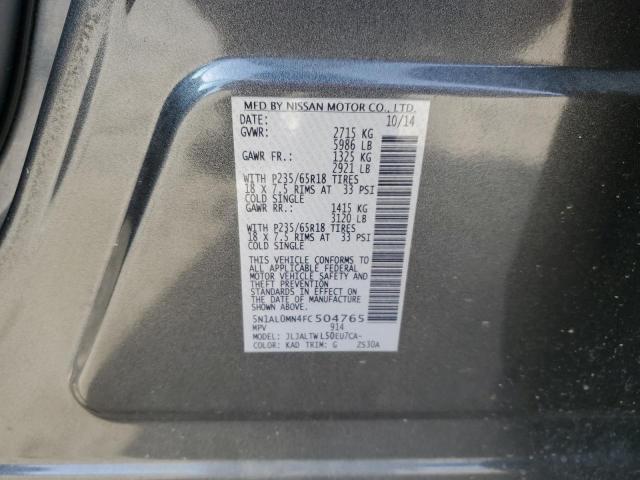 2015 INFINITI QX60 - 5N1AL0MN4FC504765