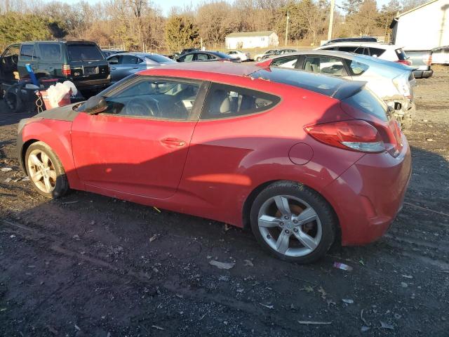 HYUNDAI VELOSTER 2013 red  gas KMHTC6AD3DU139042 photo #3