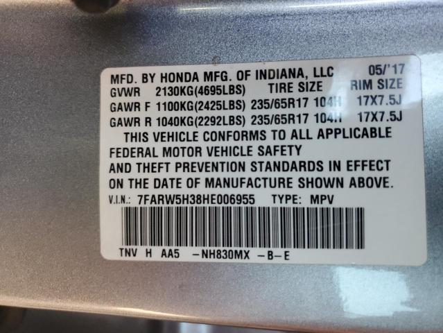 2017 HONDA CR-V LX - 7FARW5H38HE006955