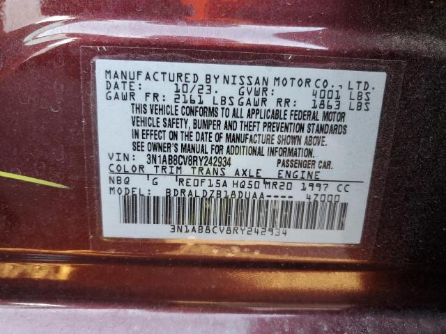 2024 NISSAN SENTRA SV - 3N1AB8CV8RY242934