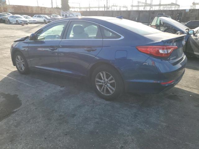 HYUNDAI SONATA SE 2015 blue  gas 5NPE24AF8FH022270 photo #3