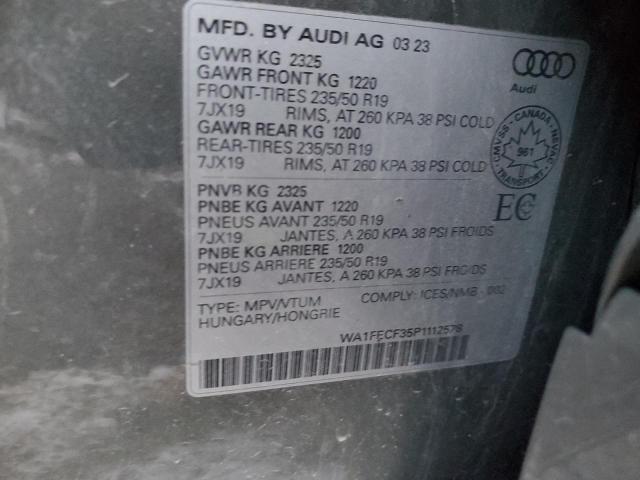 2023 AUDI Q3 TECHNIK WA1FECF35P1112578