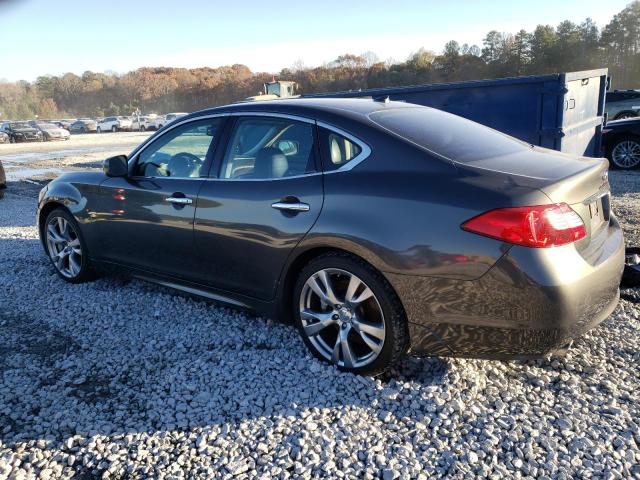 INFINITI M37 2012 gray sedan 4d gas JN1BY1AP8CM332769 photo #3