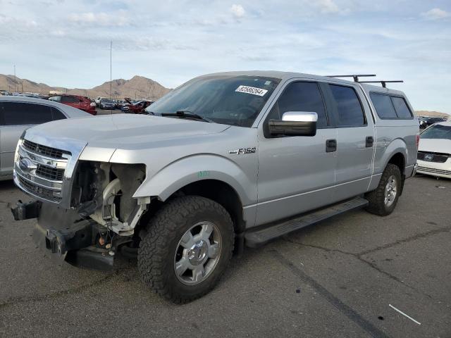 FORD F150 SUPER 2014 silver  flexible fuel 1FTEW1CM0EKE85504 photo #1