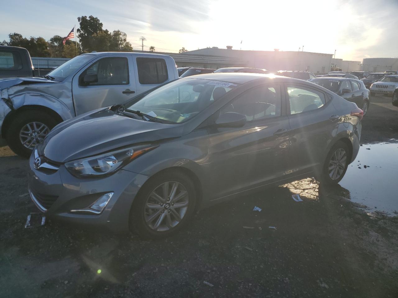 Lot #3050758113 2014 HYUNDAI ELANTRA SE