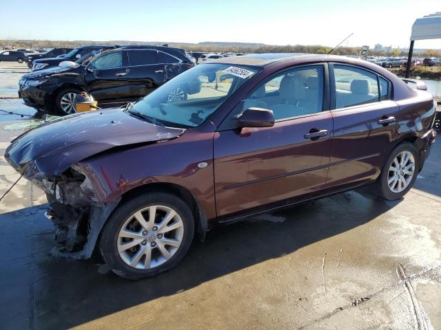 MAZDA 3 I 2007 burgundy  gas JM1BK32F871666162 photo #1