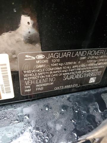 2017 JAGUAR XE PREMIUM SAJAD4BG1HA969310