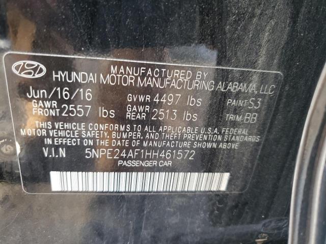 VIN 5NPE24AF1HH461572 2017 HYUNDAI SONATA no.12