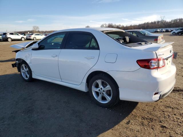 TOYOTA COROLLA BA 2013 white  gas 2T1BU4EE7DC101105 photo #3