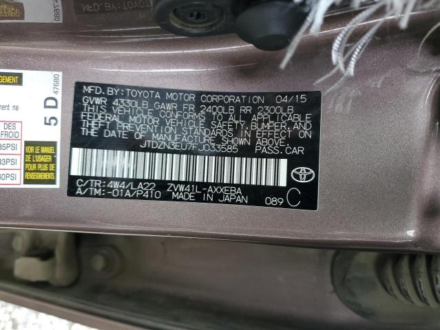 2015 TOYOTA PRIUS V - JTDZN3EU7FJ033585