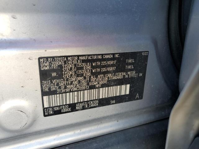 2022 TOYOTA RAV4 LE - 2T3H1RFV9NC209913