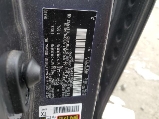 2020 TOYOTA HIGHLANDER - 5TDEBRCHXLS004998